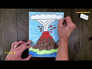 How to Draw a Volcano