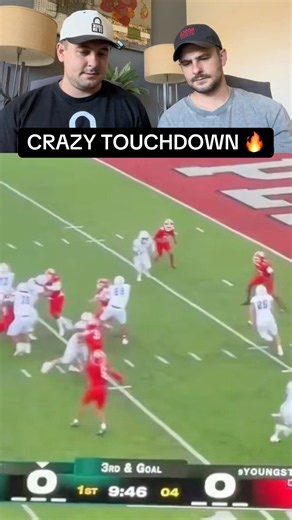 CRAZY TOUCHDOWN‼️🏈🔥 #shorts #short