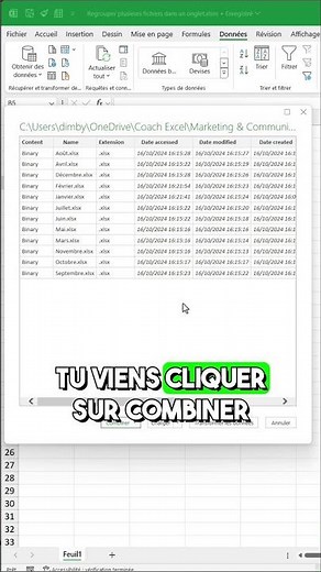 Grouping multiple files into one Excel tab