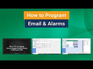 How to Program Email and Alarms