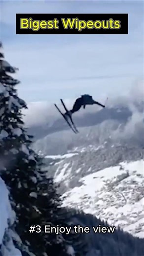 Bigest Wipeouts #wipeout #suprising #bigjumps #skiing #snowboarding #failcompilation