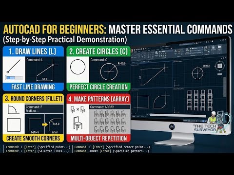 AutoCAD for Beginners: Master Essential Commands (Practical Tutorial) Hindi | PART-1