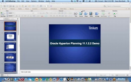 Oracle Hyperion Planning 11.1.2.2 Demo