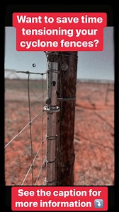 The Twist ‘N’ Lock Tensioner Kit is designed for use with cyclone/manufactured wire. Ideal for yard building or add in to your existing yards for easy maintenance, feedlots, and short runs. Long runs also possible. The Kit includes : 1 x Tensioning post, 2 x Eye Bolts with nut and washer, 1 x Locking Pin. Twist ‘N’ Lock accommodates 3 different size of manufactured wire in the one post - 8/90/15, 8/90/30, 7/90/30. We have custom designed and tested all kit parts and manufactured in South Austral