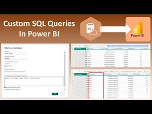 Using Custom SQL Queries in Power BI #sql #powerbi #tutorial #customsqlqueries #customqueries