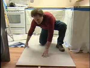 How to Tile a Kitchen Countertop with Sink Part 1