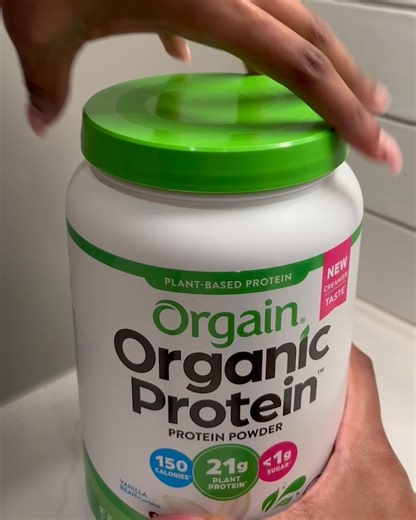Fuel your body with clean, organic goodness! 🌱✨ Orgain's plant-based protein powder delivers smooth, delicious nutrition with no compromise. Find it at a retailer near you. | Orgain