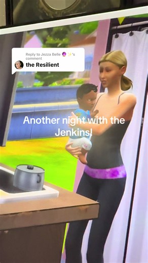 Replying to @Jezza Belle 🔮 ✨️ Do not tell Stephanie about Drew and Jennica!! #resilientjenkins #motellife #sims4 #resilientjenkinsfamily