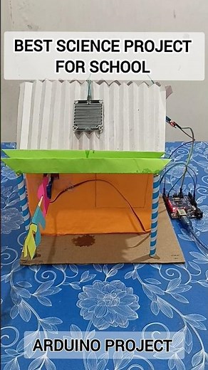 Automatic Rain Detector & Clothes Collector using Arduino | Smart Home Working Project