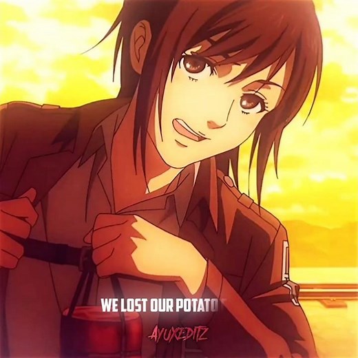 Sasha Braus Death Edit 🥀 Attack on Titan | #shorts #mikasa #sasha #aot #eren #anime