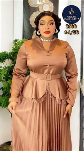 Élégance chocolat 🤎✨ Une tenue qui attire tous les regards 😍