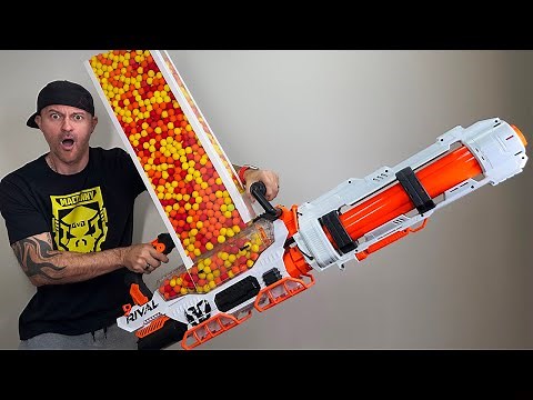 EPIC 2500 Shot Nerf Blaster Mod Build!