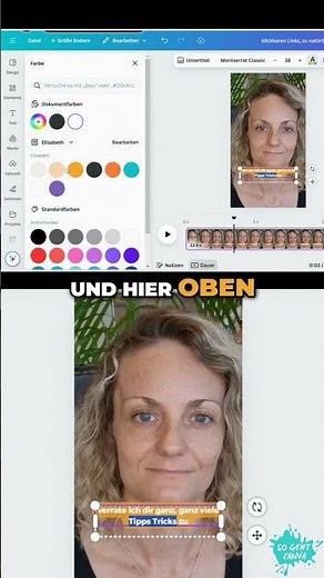 Automatische Video-Untertitel mit Canva