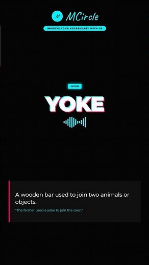 Learn English: What is Yoke? | Vocabulary Shorts