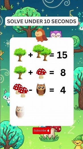 Visual math challenge!🤓#89 SUBSCRIBE FOR DAILY NEW CHALLENGES!
