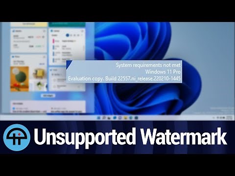 Microsoft Tests Desktop Watermark for Unsupported PCs on Windows 11