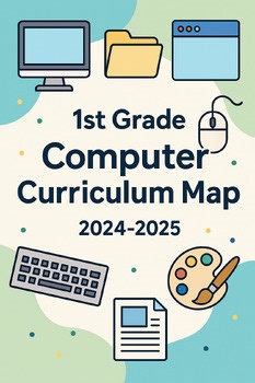 Editable 1st Grade Computer Curriculum Map Editable   Interactive Strategies