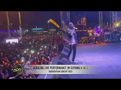 Alkaline Full Live Performance In Guyana