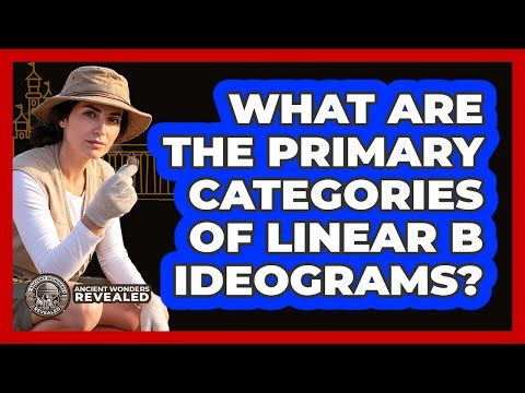 What Are the Primary Categories of Linear B Ideograms?