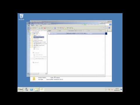 Configuring User Home Folders - Windows 2008 R2
