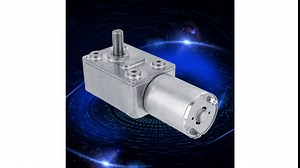 High Turbocharger Worm Geared Motor, 1Pcs 12V DC Metal Gear Reduction Motor 2RPM Reversible Geared Motor