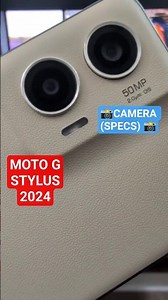 Moto G Stylus 2024 Camera (Specs)