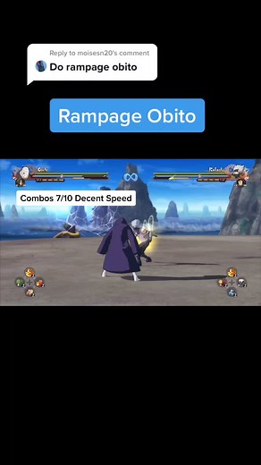 Reply to @moisesn20 lemme know What Character Next #anime #naruto #storm #storm4 #obito #sasuke