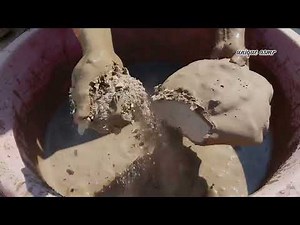 Reuse Cement Crumbling in Water | Super Satisfying ASMR