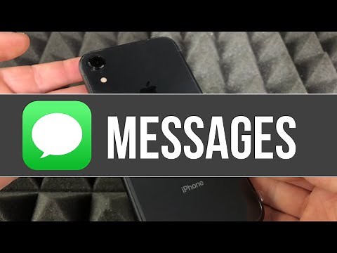 How to Send Messages on iPhone XR | for Beginners | The Basics