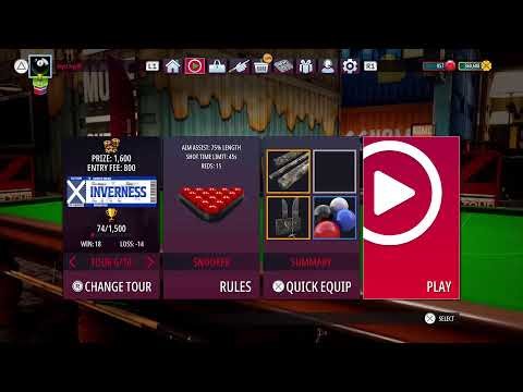 Snooker Tournament Sunday ps5