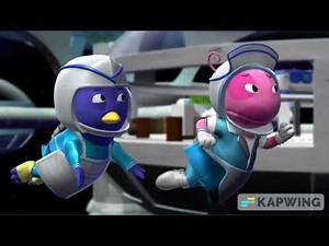 Backyardigans Pablo, Tyrone, Uniqua, Tasha and Austin See Princess Celestia Banishing Nightmare Moon