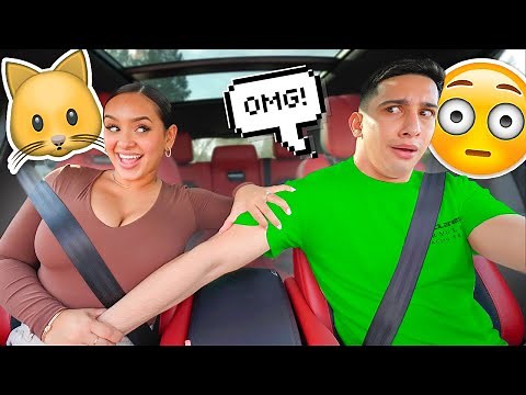 PUTTING HIS HAND ON MY "KITTY" WHILE HE DRIVES!! *GETS JUICY*