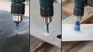 Watch diamond drill bit set triangle shank on Amazon Live