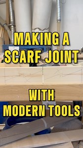 53K views · 117 reactions | Making a scarf joint with modern tools. #diy #woodworking | Puutyö Salonen | Facebook