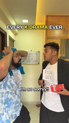 Harshit Chajjed on Instagram: "Follow for episode 2 . #fyp #foryou #explore #memes #kdrama #bts #btsarmyforever #alisa #funnymemes #taehyung #show #funny [Every K-drama ever, Korean drama, bts, rich guy and poor girls love story, car accident, relatable, comedy sketch, parody, AIB, BTS, Black Pink, Tae Hyung, Lisa, BTS Army, Crash landing on youl"