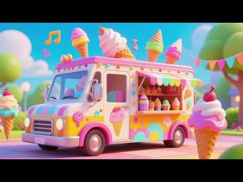Ice Cream Truck Song 🍦🚚 Fun Kids Song for Toddlers & Preschoolers