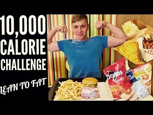 10,000 CALORIE CHALLENGE | Lean To Fat In One Day!! | Epic Cheat Day!