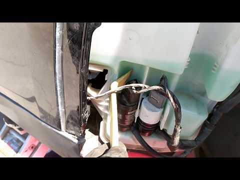 BMW X1 Windshield Washer Pump Replacement