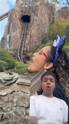 she Swallowed THE Roller coster#shorts