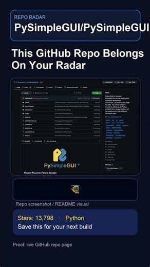 PySimpleGUI belongs on your radar