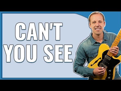 Can't You See Solo Guitar Lesson (Marshall Tucker Band)