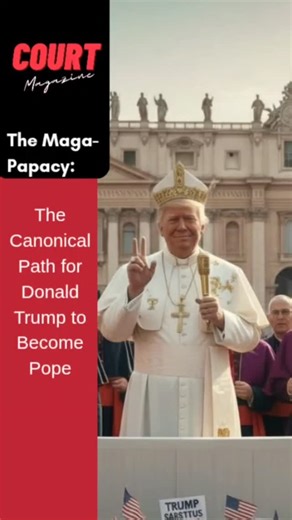 Joseph Bonner on Instagram: "The Maga-Papacy: The Canonical Path for Donald Trump to Become Pope via Court Magazine https://www.courtmagazine.org/post/the-maga-papacy-the-canonical-path-for-donald-trump-to-become-pope"