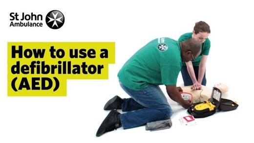 How to Use a Defibrillator (AED) - First Aid Training - St John Ambulance | CardioCaddy
