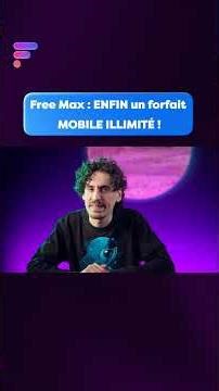 Free Max : ENFIN un forfait MOBILE ILLIMITÉ ! #free #freemax #mobile #shorts