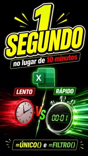 Essa função do Excel faz em 1 SEGUNDO o que você faz em 10 MINUTOS ⚡ #excel #analisededados