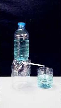 How to make a water dispenser with plastic bottle