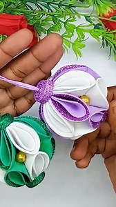 40K views · 396 reactions | Wonderful Christmas Ball Ornaments Making at Home #Christmas #handmade #decor | Origami Art & Crafts | Facebook