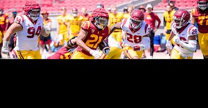 Complete Statistics from the USC Spring Game