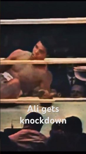 Muhammad Ali gets knocked down! 🐐