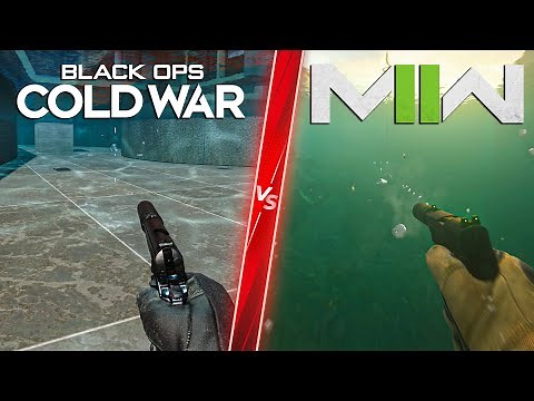Modern Warfare II vs Black Ops Cold War - Direct Comparison! Attention to Detail & Graphics! PC 4K
